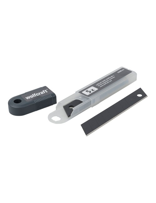 Set 5 cuchillas separables de 18 mm pro sharp negras