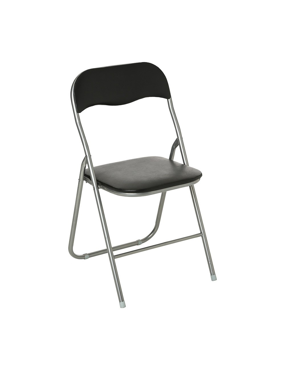 Silla plegable de cocina negra 44x44x79,5cm Silla plegable de cocina negra 44x44x79,5cm