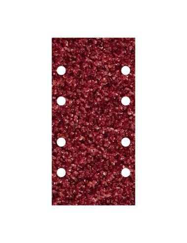 Hojas de lijar adhesivas de corindón, 93 x 185 mm, grano 40, set 10 uds
