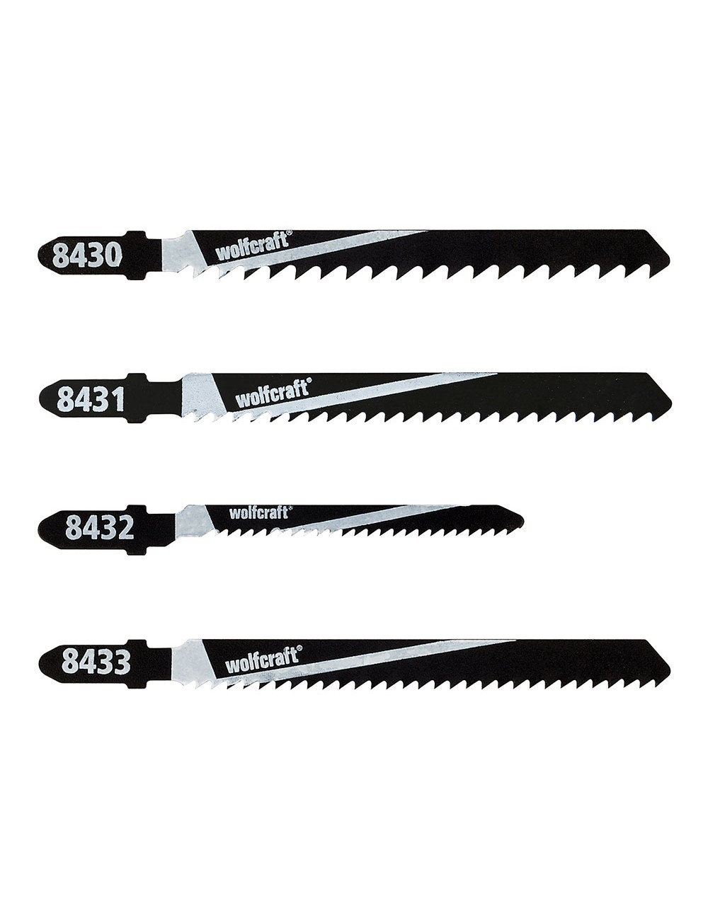 Hojas de sierra de calar, vástago en t, juego de 10 uds