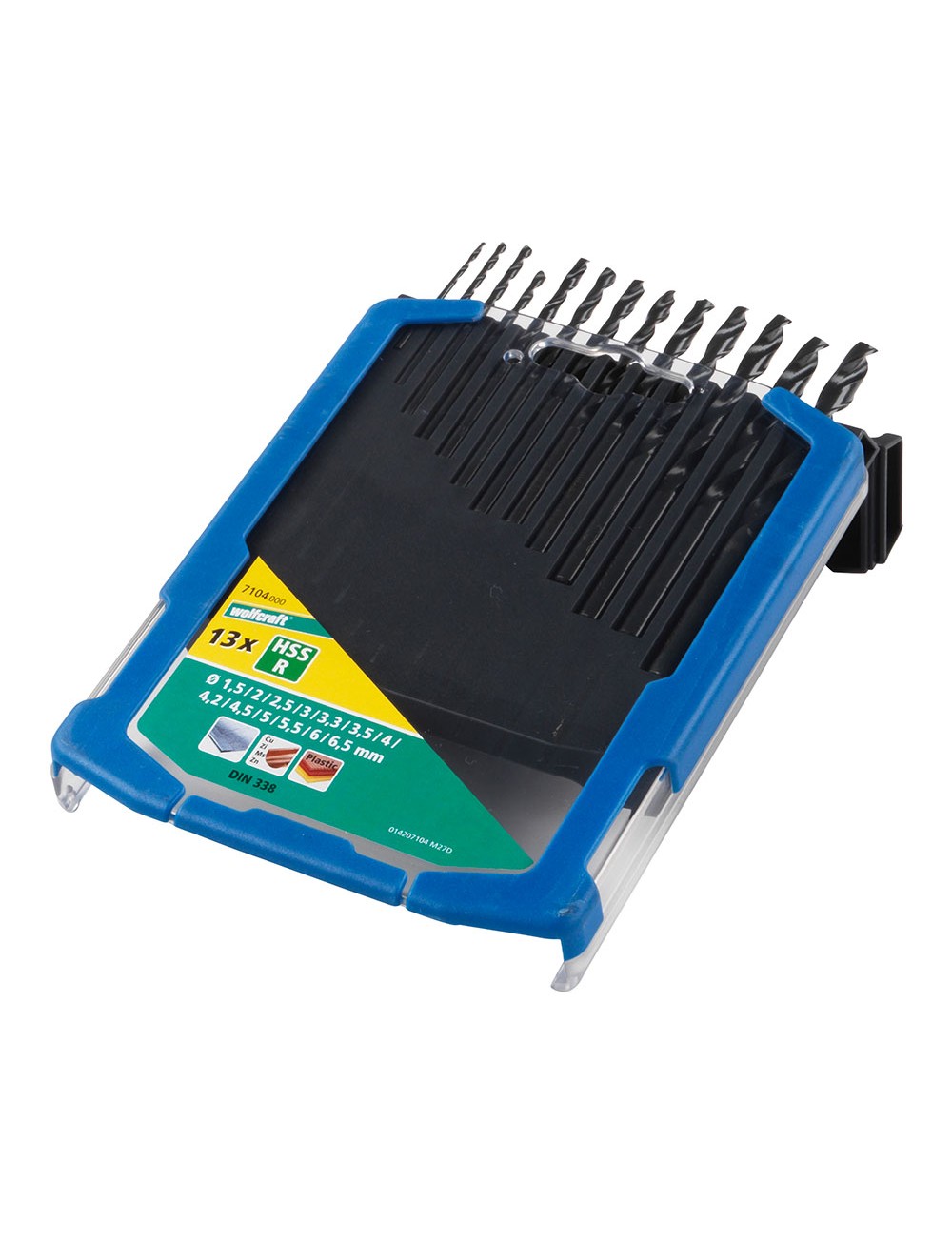 Brocas para metal hss fl, juego de 13 piezas, ø1,50 - ø6,50 mm