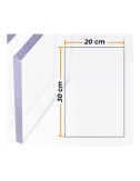 Placa policarbonato transparente 4mm - 20x30cm
