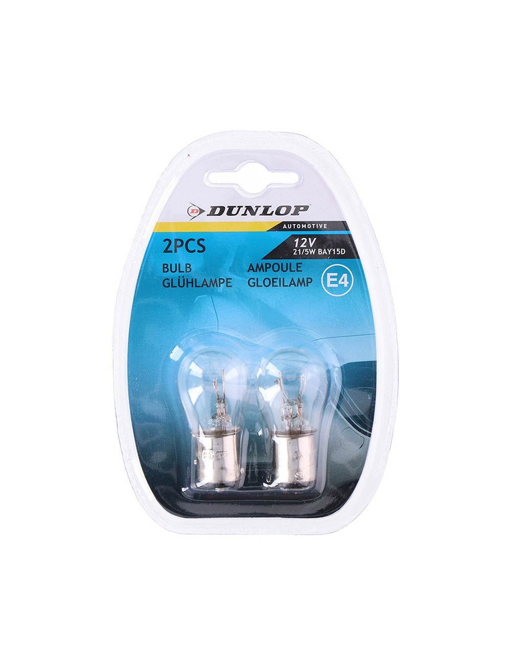 Pack 2 bombillas 12v 21/5w recambio coche dunlop Pack 2 bombillas 12v 21/5w recambio coche dunlop