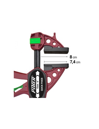 Sargento monomanual quick extra 15 cm
