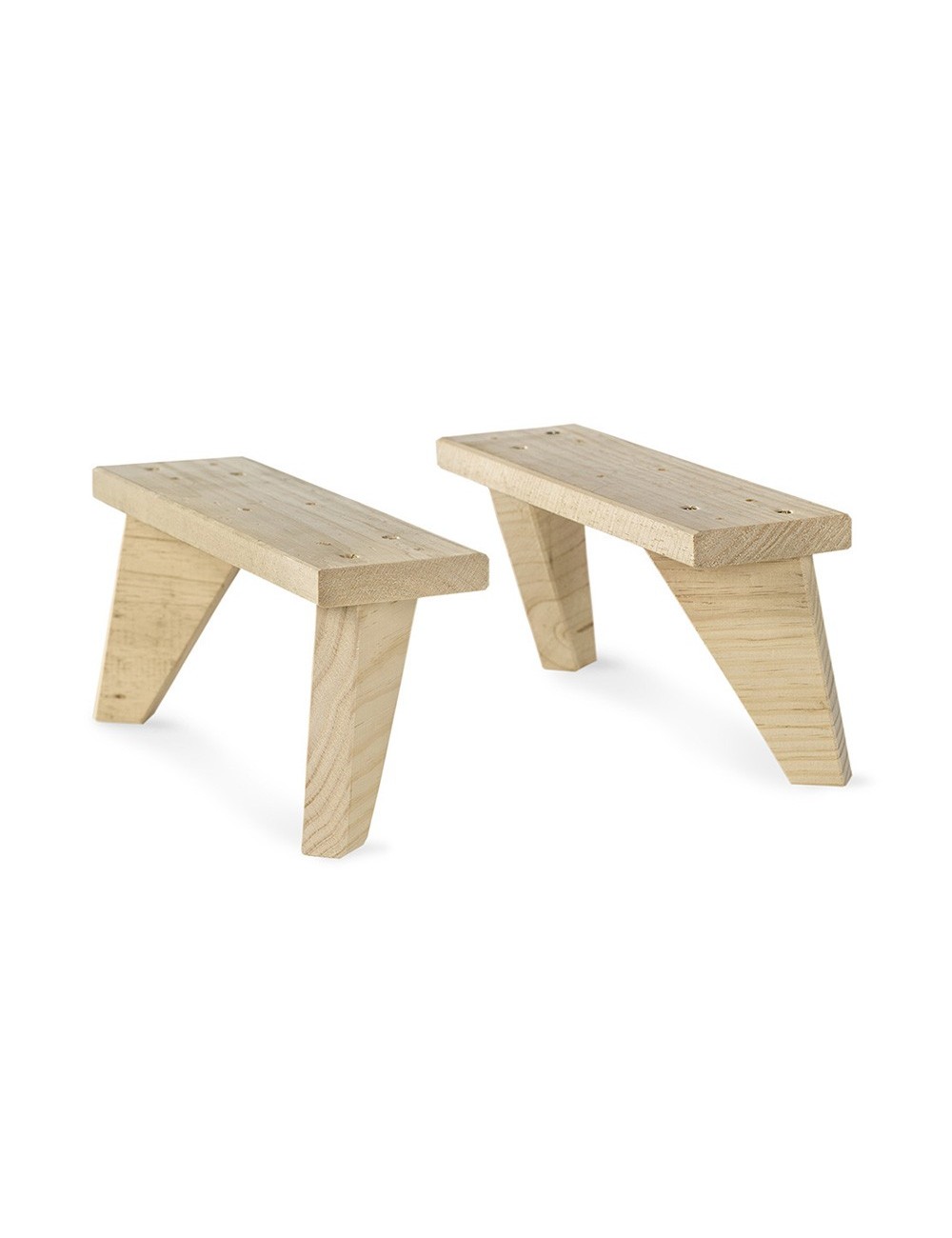 Juego de 2 patas dinamic de pino macizo 13,5x9x31cm astigarraga Juego de 2 patas dinamic de pino macizo 13,5x9x31cm astigarraga