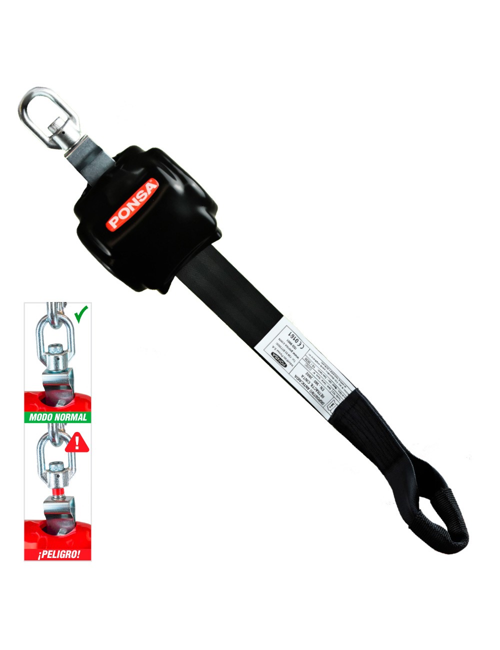 Dispositivo anticaída retráctil 031,175,002,001