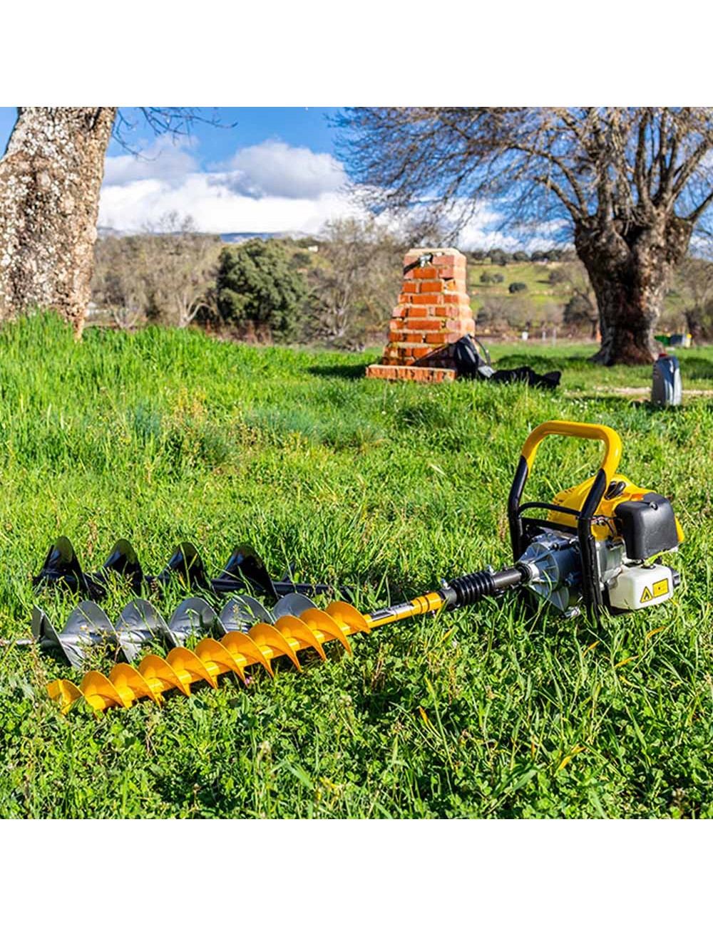 Ahoyadora a gasolina con motor de 2 tiempos drill 932sg-v20. 49-0003 garland