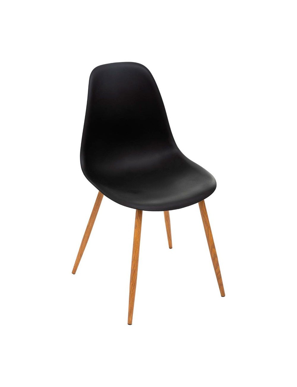 Silla de comedor negra col."taho" 47x53x85cm Silla de comedor negra col."taho" 47x53x85cm