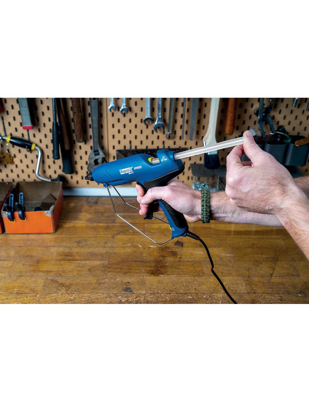 Pistola de cola pro eg313 100 w barra de silicona de ø11 - 12 mm