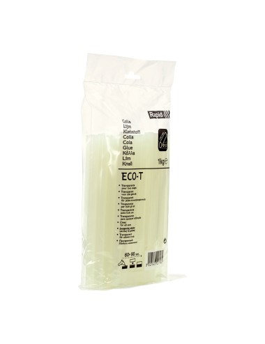 Barra de cola termofusible eco t, transparente, ø12 x 190 mm, 1 kg