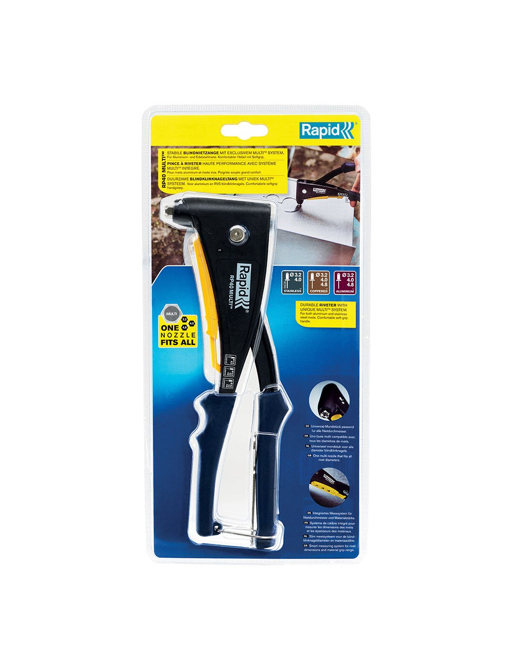 Remachadora manual rp40 multi