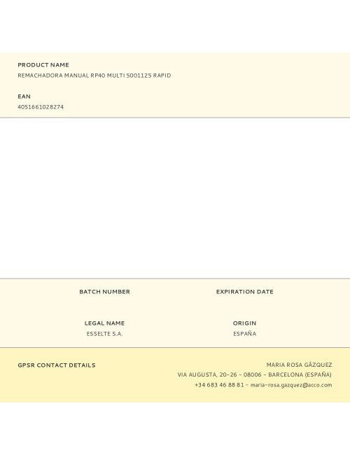 Remachadora manual rp40 multi