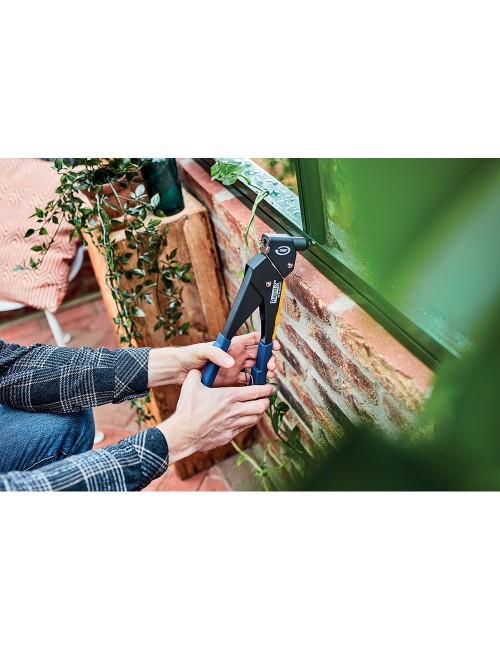 Remachadora manual rp60 cabezal giratorio multi