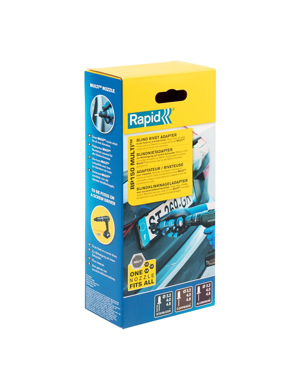Adaptador para remaches rp150 5001484 rapid