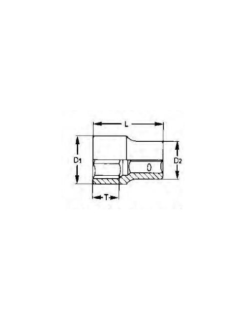 VASO DE IMPACTO HEX 3/4" 19...