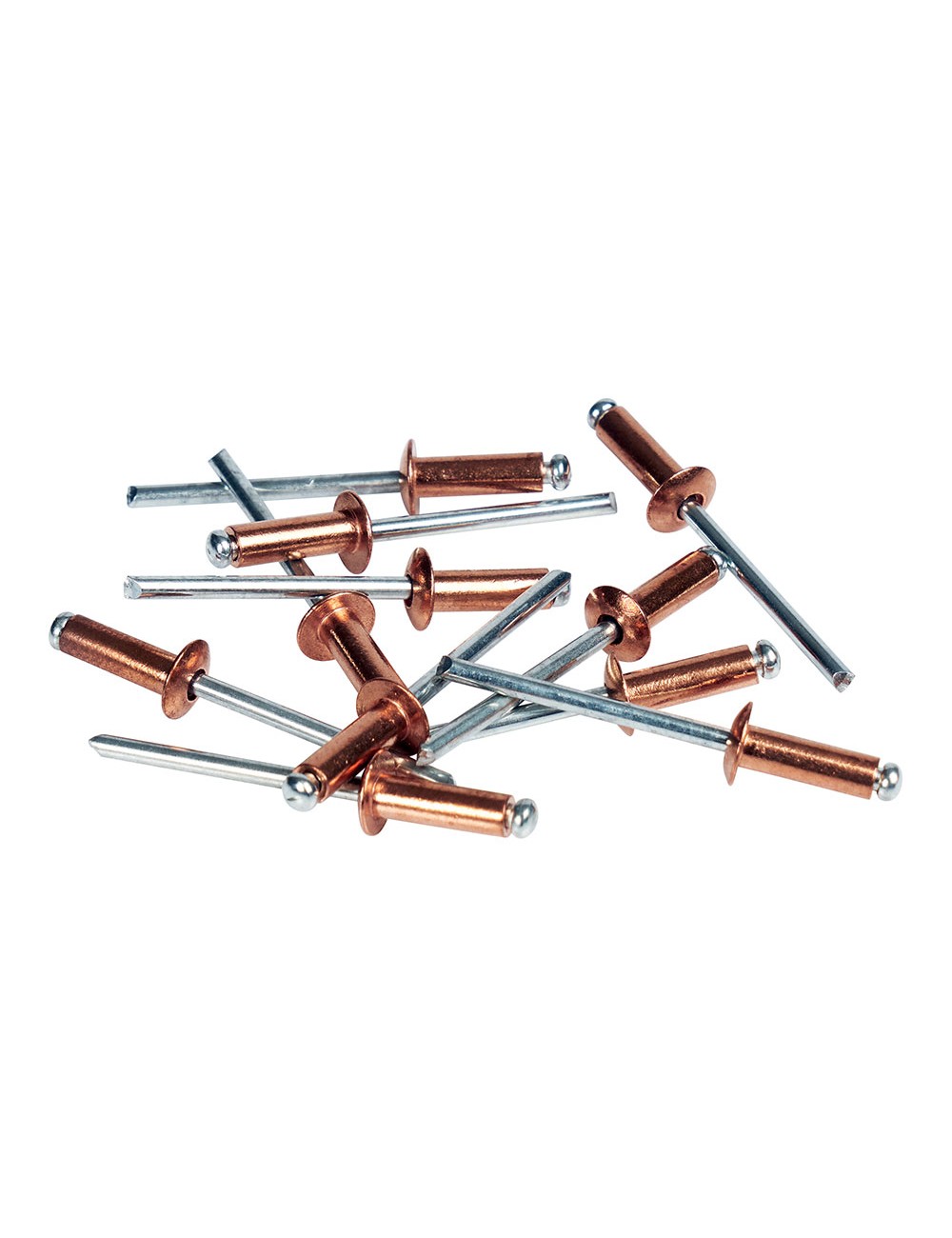 Blister 50 remaches ø4x10mm alu+broca cobreado 5001462 rapid