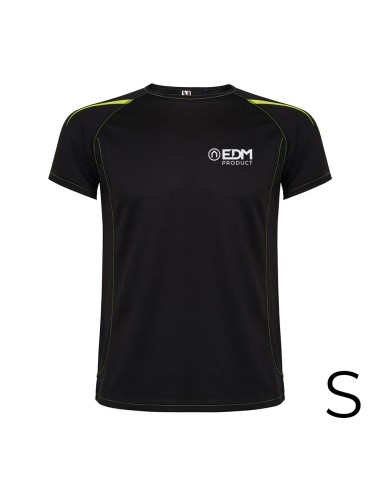 Camiseta deportiva negra talla-s roly