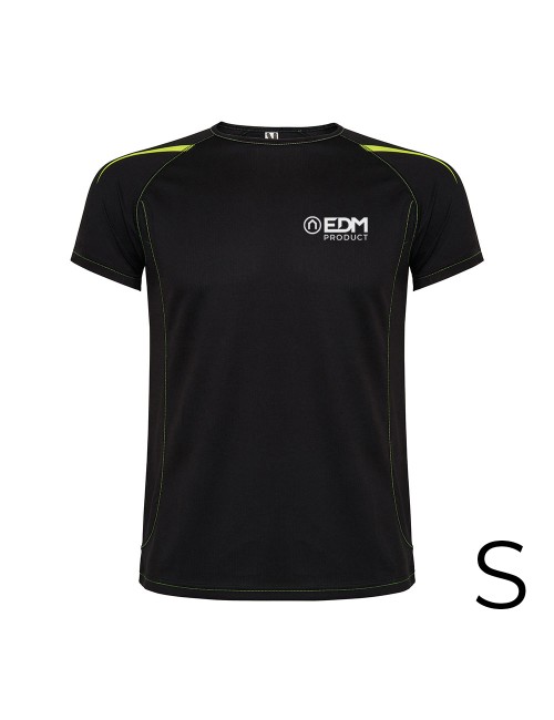 Camiseta deportiva negra talla-s roly