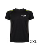 Camiseta deportiva negra talla-xxl roly