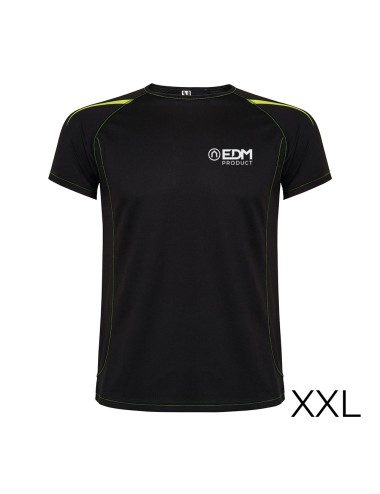 Camiseta deportiva negra talla-xxl roly