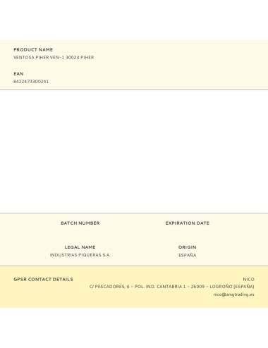 Ventosa piher ven-1 30024 piher
