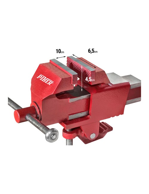 Tornillo de banco móvil guía cuadrada