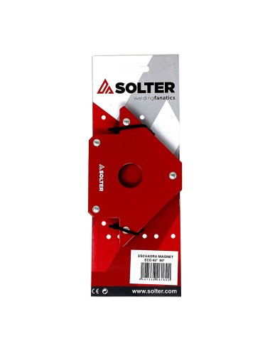 Escuadra magneto eco 45° 90° 8,2x11,7x1,4cm solter