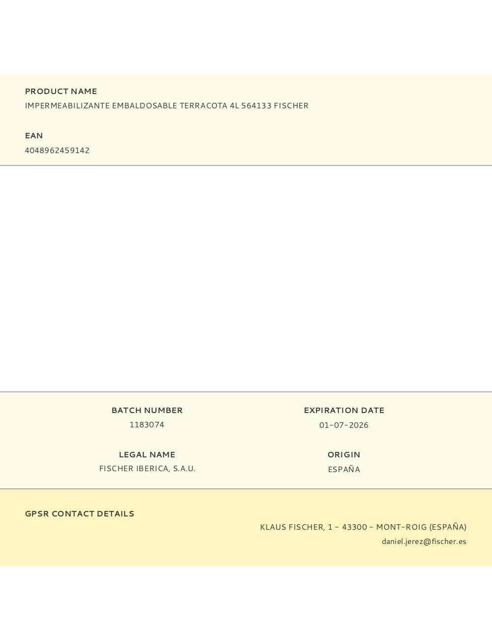 Impermeabilizante embaldosable terracota 4 l