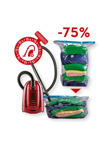 Funda con válvula de vacio 70 x 115 cm