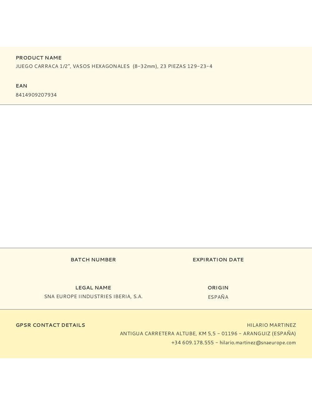 Juego carraca 1/2", vasos hexagonales (8-32mm), 23 piezas 129-23-4