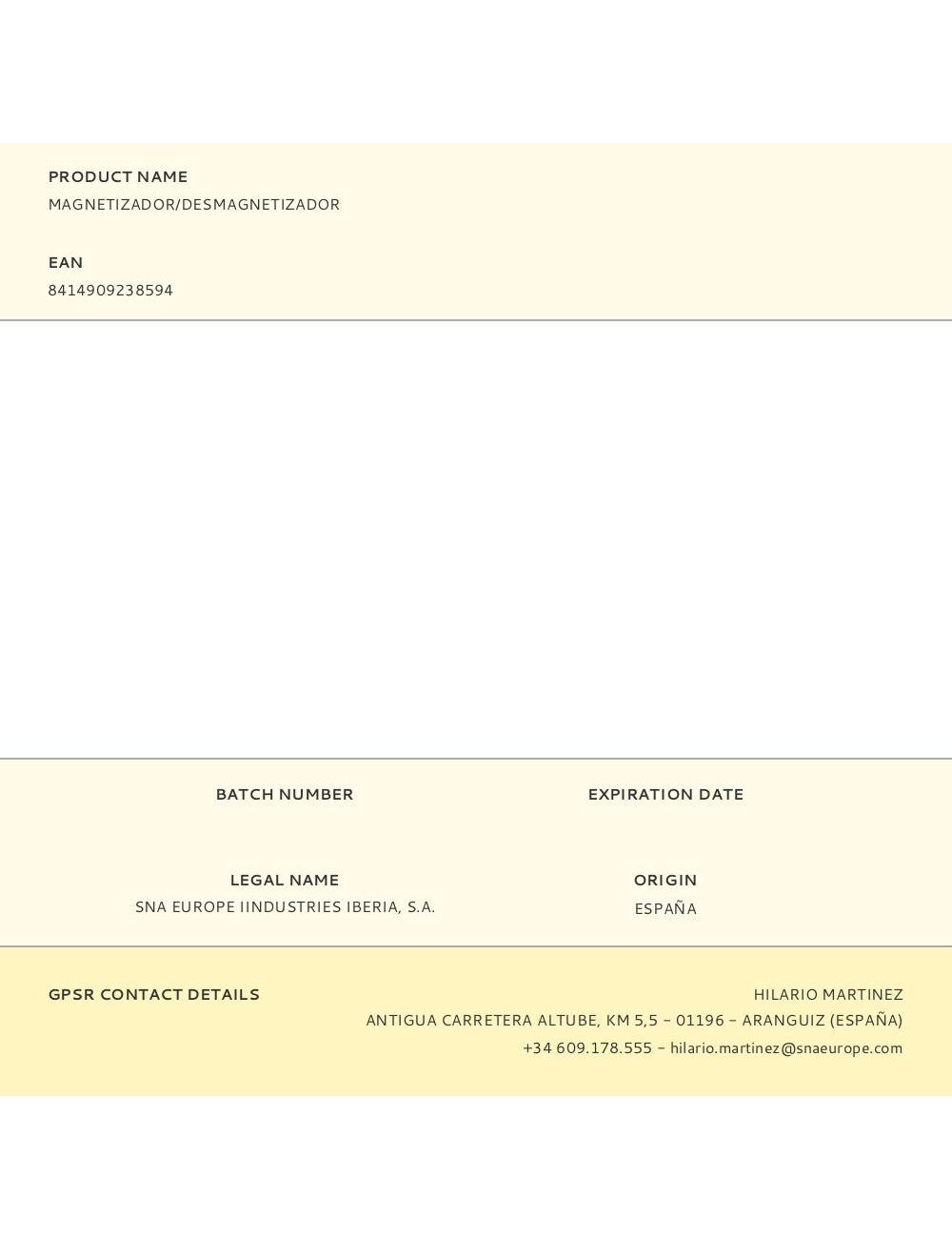 Magnetizador / desmagnetizador