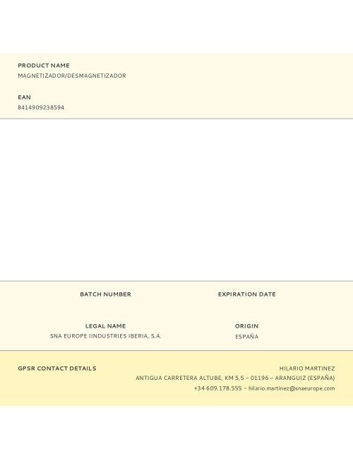 Magnetizador / desmagnetizador