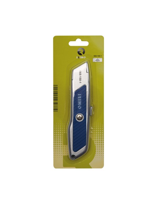 Cúter de seguridad autoretráctil con cuchilla trapezoidal