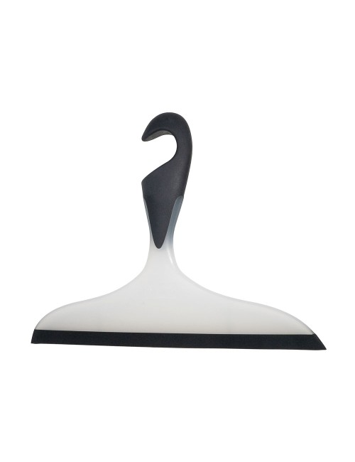 Limpiacristales para el baño/ducha loano 23 cm, negro/blanco