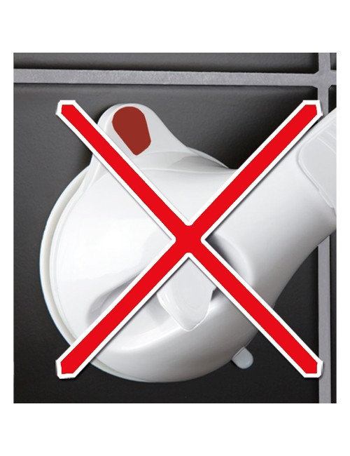 Barra de seguridad con sistema ventosa horizontal 7820100 wenko