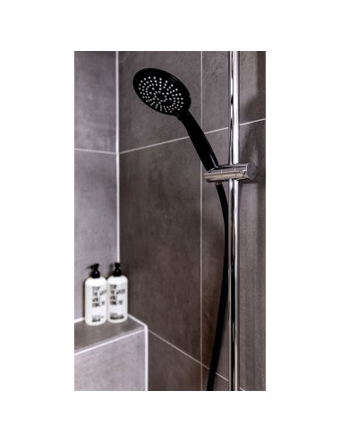 Mango de ducha young 11cm negro