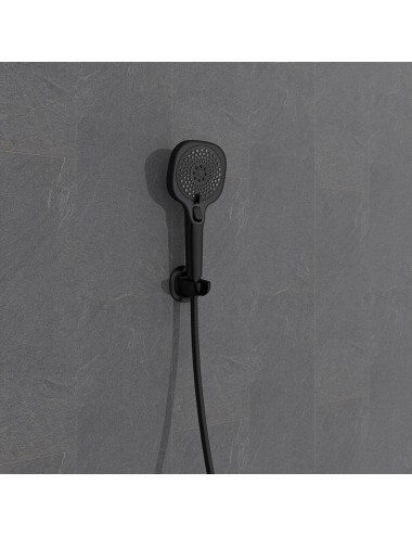 Soporte de cabezal de ducha libertà negro