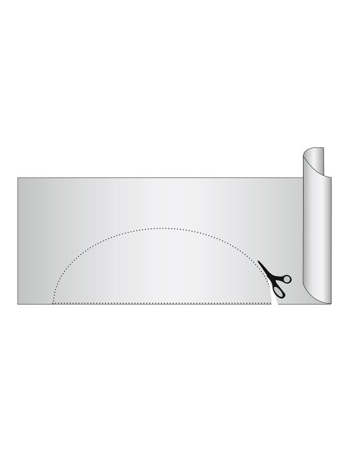 Lámina antideslizante transparente 50 x 150 cm