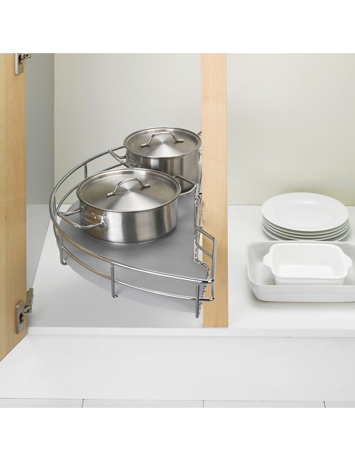 Lámina antideslizante extra gruesa gris 50 x 150 cm