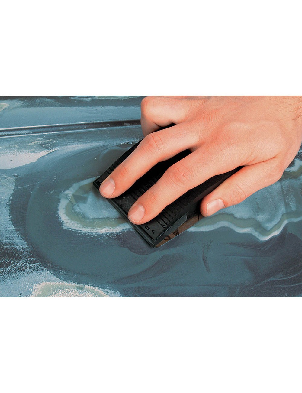 Papel de lijar sic para metal / esmalte 230 x 280 mm, grano 100