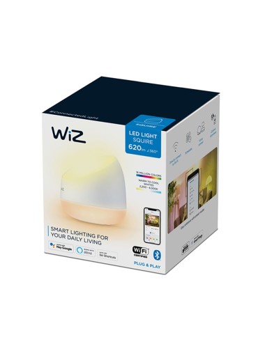 Lámpara de mesa squire portable 9w rgb conectada wifi 929002690301 philips wiz