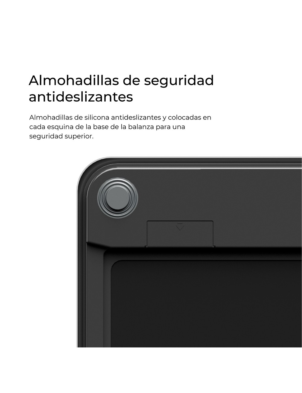 Báscula de baño digital inteligente con bluetooth color negro, máximo 180 kg