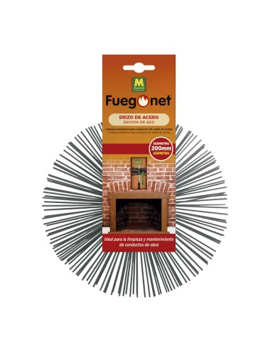 Deshollinador erizo de acero ø 200 mm
