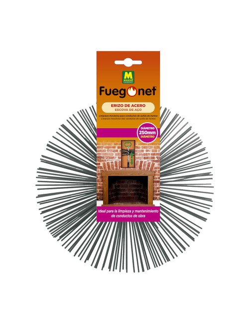 Deshollinador erizo de acero ø 250 mm