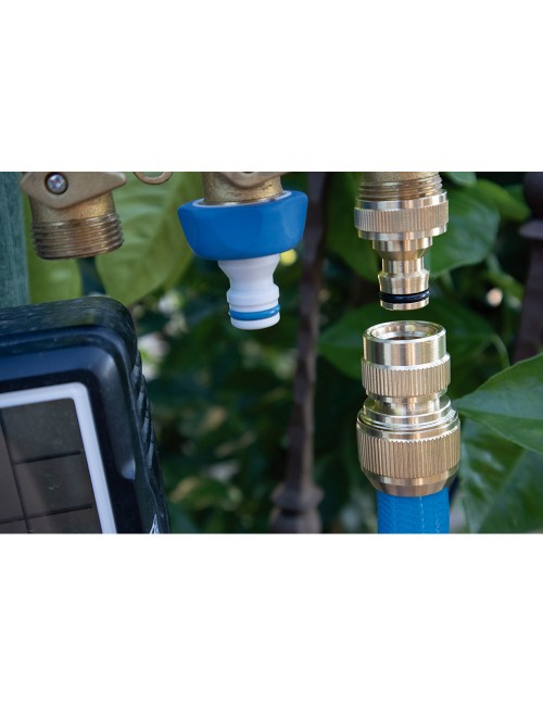 Conector rápido stop latón 3/4"