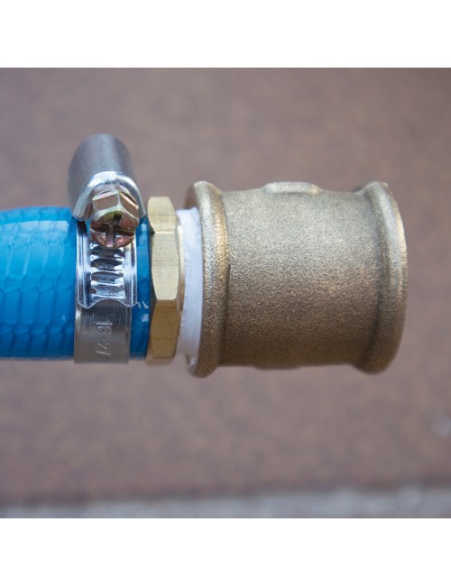 Manguito de 1/2" latón aqua control