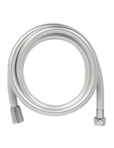 Flexo de ducha pvc color cromo 1,8 m