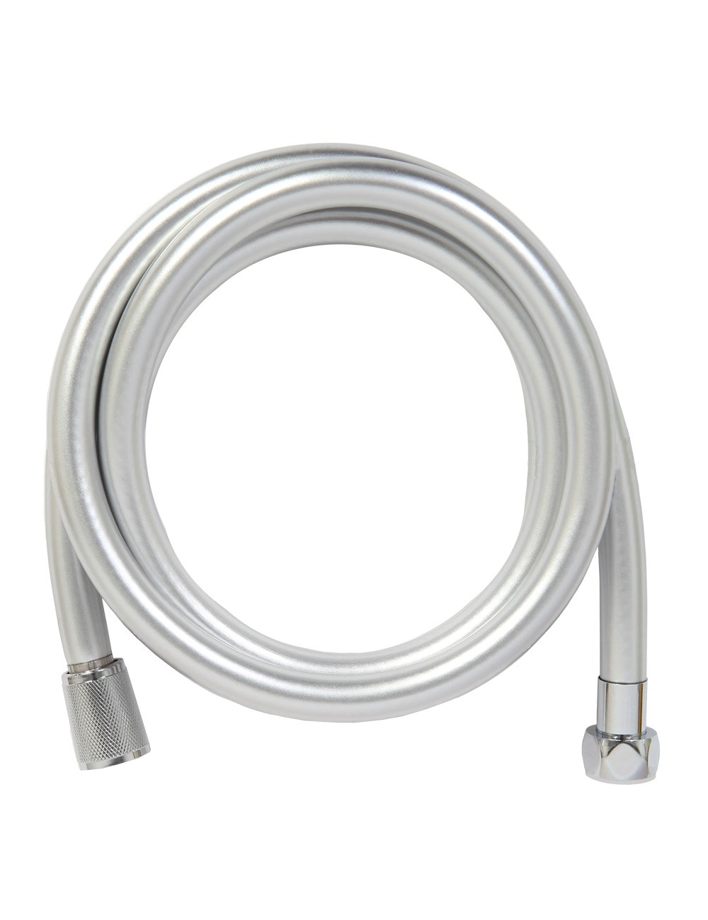 Flexo de ducha pvc color cromo 1,8 m