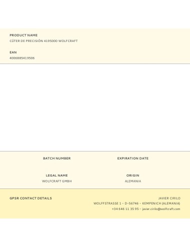 Cúter de precisión