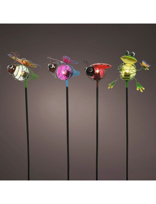 Estaca solar con forma de animales de jardin 898092 colores/modelos surtidos